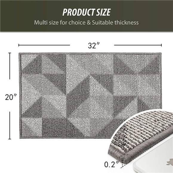 Geometry Indoor/Outdoor Mat 20"x32" - Picture 6 of 7